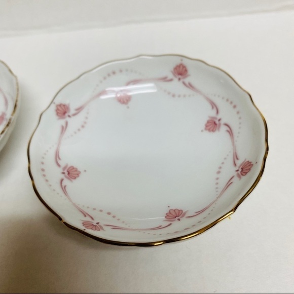 Kaiser porcelain trinket dish west Germany Florence pin vintage set of 2 - Picture 4 of 8